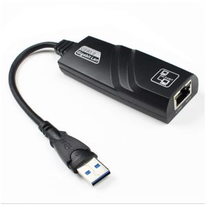 Cable Conversor Oneway USB 3.0 Ethernet RJ45 Gigabit 15CM Black