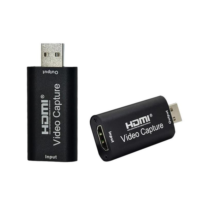 Capturadora de Video Oneway USB HDMI 4K Black
