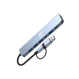 Dock Hub Oneway USB-C/USB 3.0 7 en 1 USB 3.0/USB 2.0 Silver