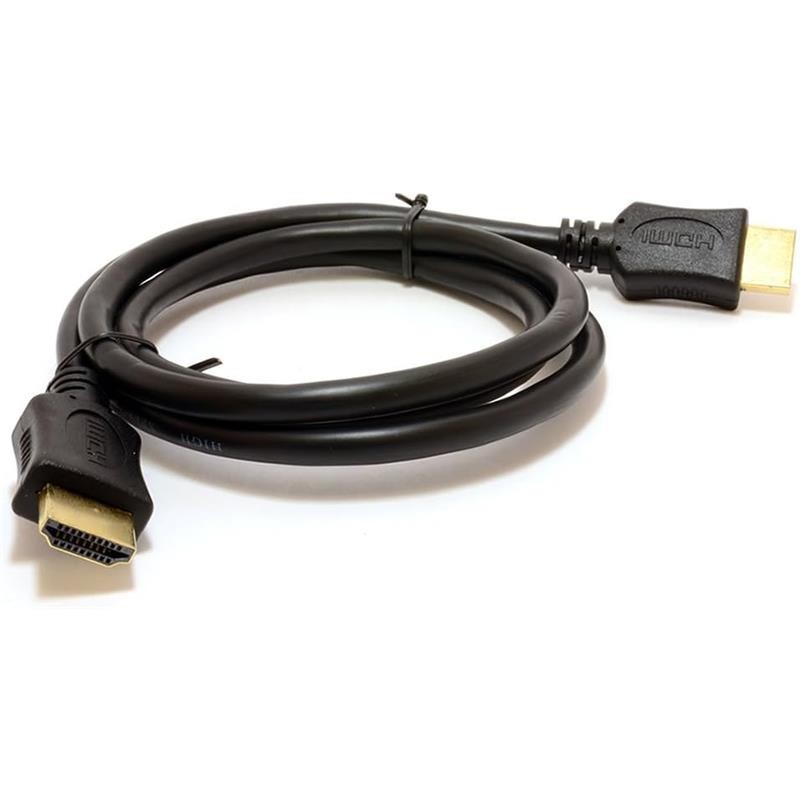 Cable HDMI Oneway V2.0 4K 19+1 Conectores Oro AM/AM 3M Black