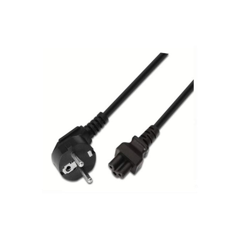Cable Alimentación Oneway Notebook Trebol 1.8M Black
