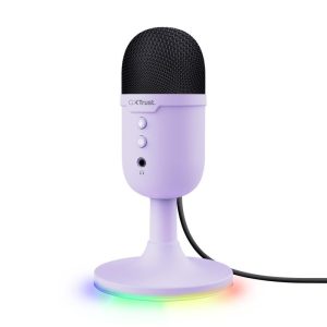 Micrófono Trust Gaming Gxt 234P Yunix USB Purple