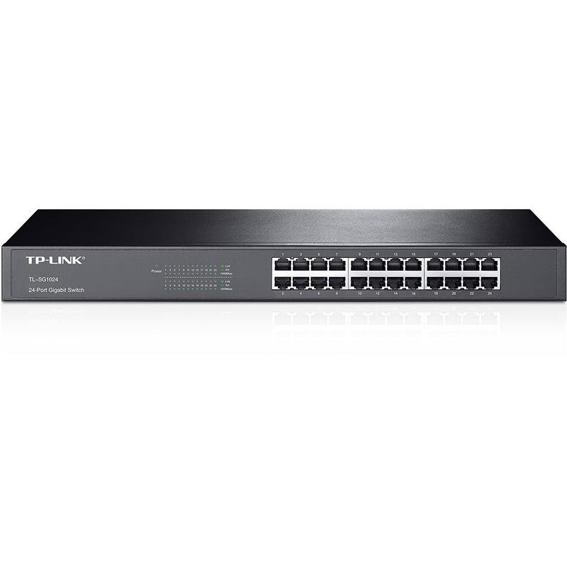 Switch TP-Link Gigabit 24 Puertos TL-SG1024 Metalico Switch TP-Link Gigabit 24 Puertos TL-SG1024 Metalico