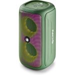 Altavoces NGS Roller Beast RGB Portátil Waterproof IPX5/BT/USB/AUX/FM Green