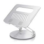 Soporte Aisens Sobremesa Tablet/Notebook Ergonómico 360º 10-17 Silver