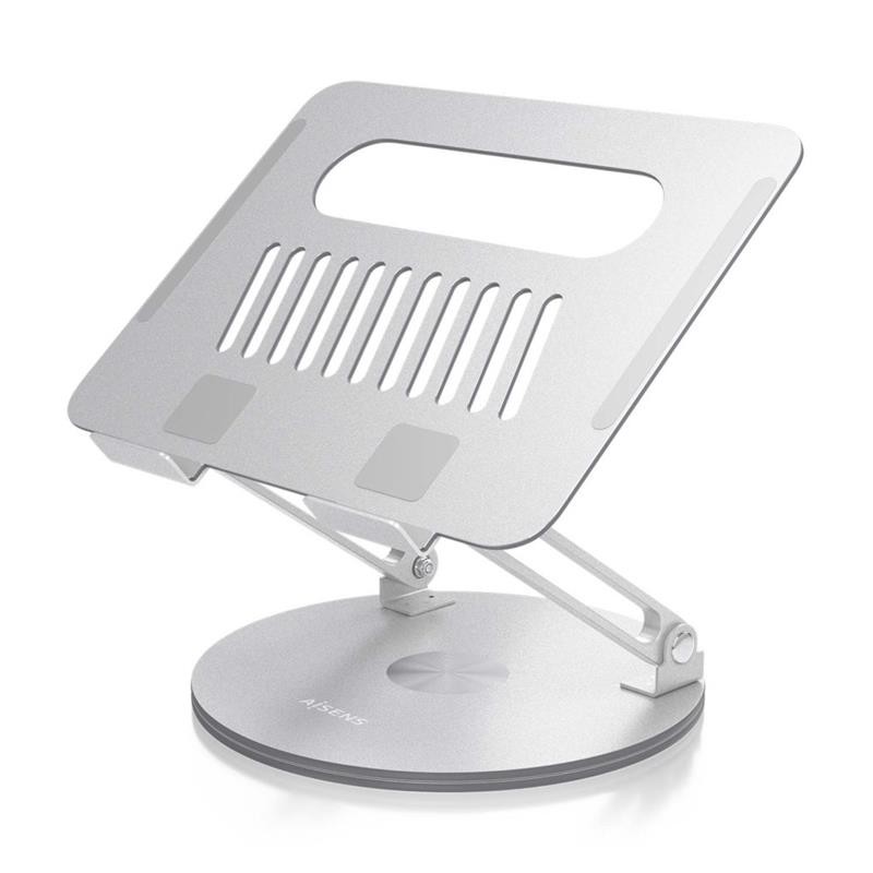 Soporte Aisens Sobremesa Tablet/Notebook Ergonómico 360º 10-17 Silver Soporte Aisens Sobremesa Tablet/Notebook Ergonómico 360º 10-17 Silver