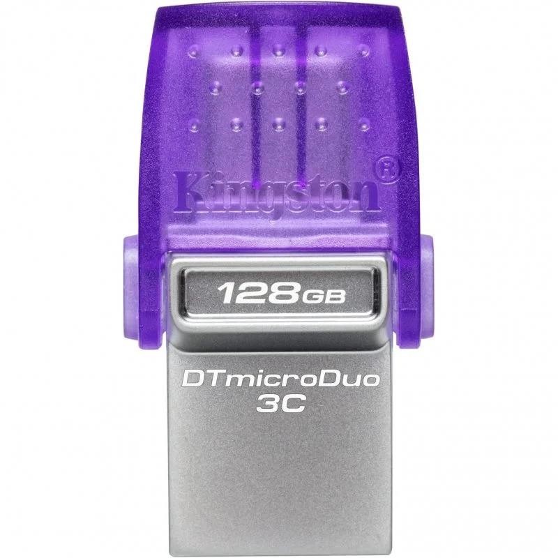 Pen Drive 128GB Kingston Usb-a/USB-C 3.2 Purple