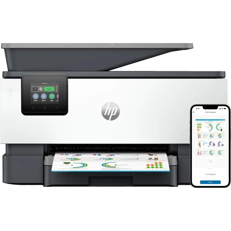 Impresora HP Multifunción Officejet Pro 9120B Color WiFi Duplex White