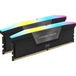 Kit Memoria RAM Corsair Vengeance 16GB (2X8GB) DDR5 5200MHZ RGB CL40 Black