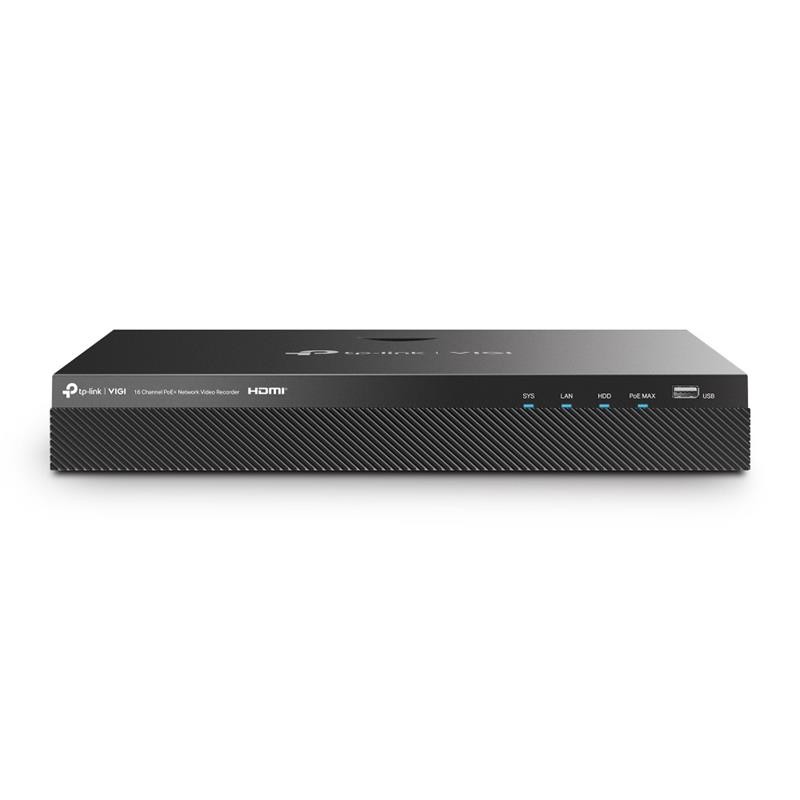 Grabador IP Nvr TP-Link Vigi 16 CH IP PoE 2HDD H265+