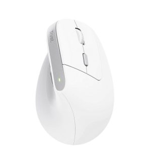 Ratón Trust Bayo Ii Ergonómico Eco 2400 DPI Wireless Recargable White