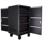 Armario de Carga PowerGreen 30 Dispositivos Tablets/Portatiles con Ruedas