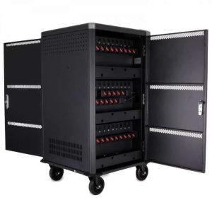 Armario de Carga PowerGreen 30 Dispositivos Tablets/Portatiles con Ruedas
