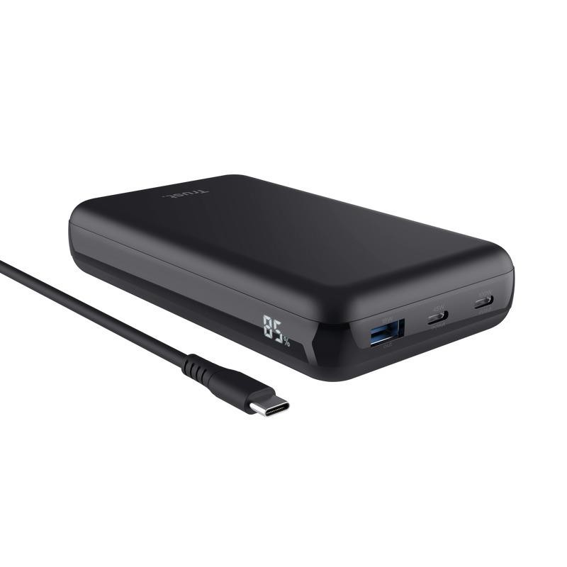 Batería Externa 100W Usb-a + 2X USB-C Black