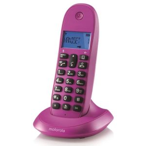 Teléfono Motorola C1001 Lb+ Dect Wireless Violeta