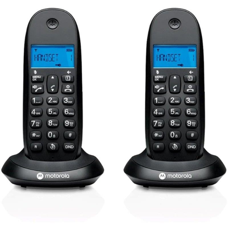 Teléfono Motorola C1002 Cb+ Dect Wireless Black ( 2UD ) Teléfono Motorola C1002 Cb+ Dect Wireless Black ( 2UD )