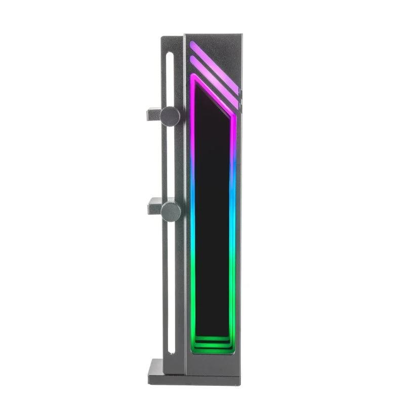 Soporte Mars Gaming para Tarjeta de Video Magnetico RGB Black Soporte Mars Gaming para Tarjeta de Video Magnetico RGB Black
