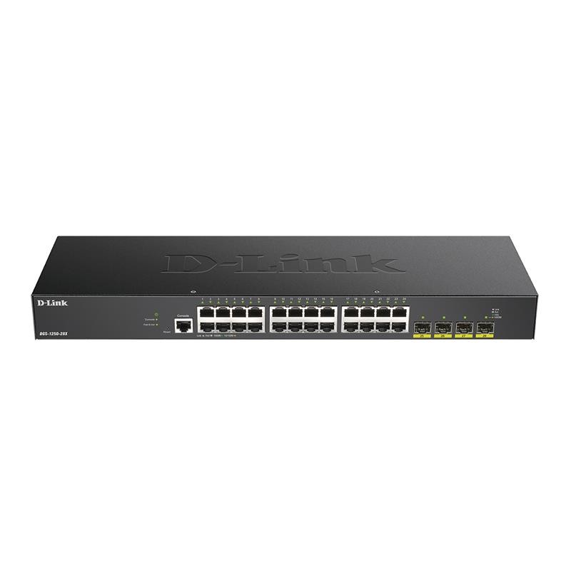 Switch D-Link Gigabit 28 Puertos DGS-1250-28XMP/e 24 PoE +4 10G Sfp+ Switch D-Link Gigabit 28 Puertos DGS-1250-28XMP/e 24 PoE +4 10G Sfp+