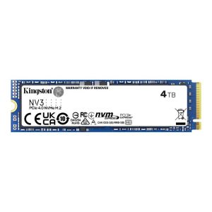 Disco Duro SSD Kingston NV3 4TB M2 NVMe PCIe 4.0 M.2 2280