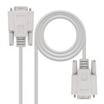 Cable Serie Nanocable RS232 DB9/M - DB9/H 3M White