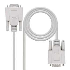 Cable Serie Nanocable RS232 DB9/M - DB9/H 3M White