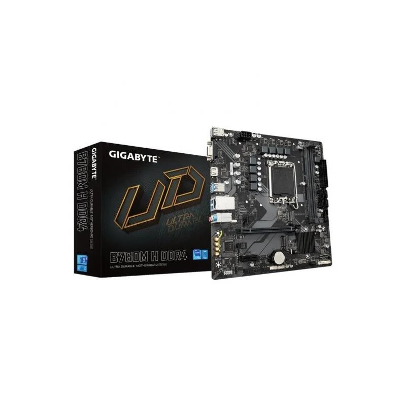 Placa Base Gigabyte GA-B760M-H DDR4 Matx HDMI + VGA Placa Base Gigabyte GA-B760M-H DDR4 Matx HDMI + VGA
