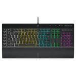 Teclado Gaming Corsair K55 Pro USB Icue RGB Black + Reposamuñeca