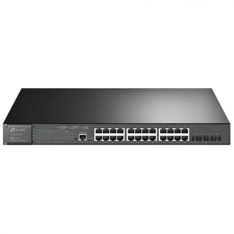 Switch TP-Link 24 Puertos Gigabit X4 Sfp+ 10G X16 Poe+ X8 Poe++ L2+ Switch TP-Link 24 Puertos Gigabit X4 Sfp+ 10G X16 Poe+ X8 Poe++ L2+