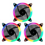 Pack 3 Ventiladores 12CM Unykach Candy 30 ARGB + Controladora