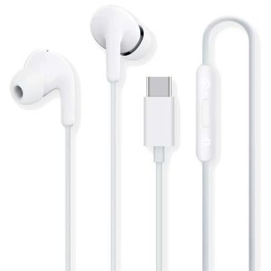 Auriculares + Micrófono Xiaomi Mi Dual Driver Earphones USB-C White