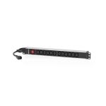 Pdu Tipo Regleta Salicru de 12 Tomas C13/C14 con Interruptor