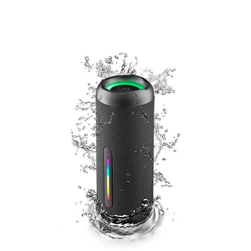 Altavoces NGS Roller Furia 2 RGB Portátil Waterproof IPX7/BT/USB/AUX Black