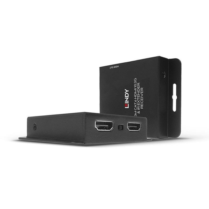 Extensor Lindy HDMI 4K30 IR CAT.6 70M Extensor Lindy HDMI 4K30 IR CAT.6 70M