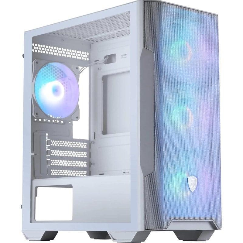 Caja Ordenador Gaming MSI Mag Forge M100R Matx ARGB White