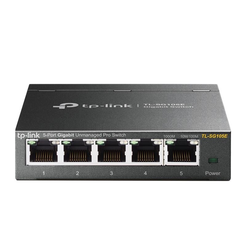 Switch TP-Link TL-SG105E Gigabit 5 Puertos Easy Smart Semigestionable