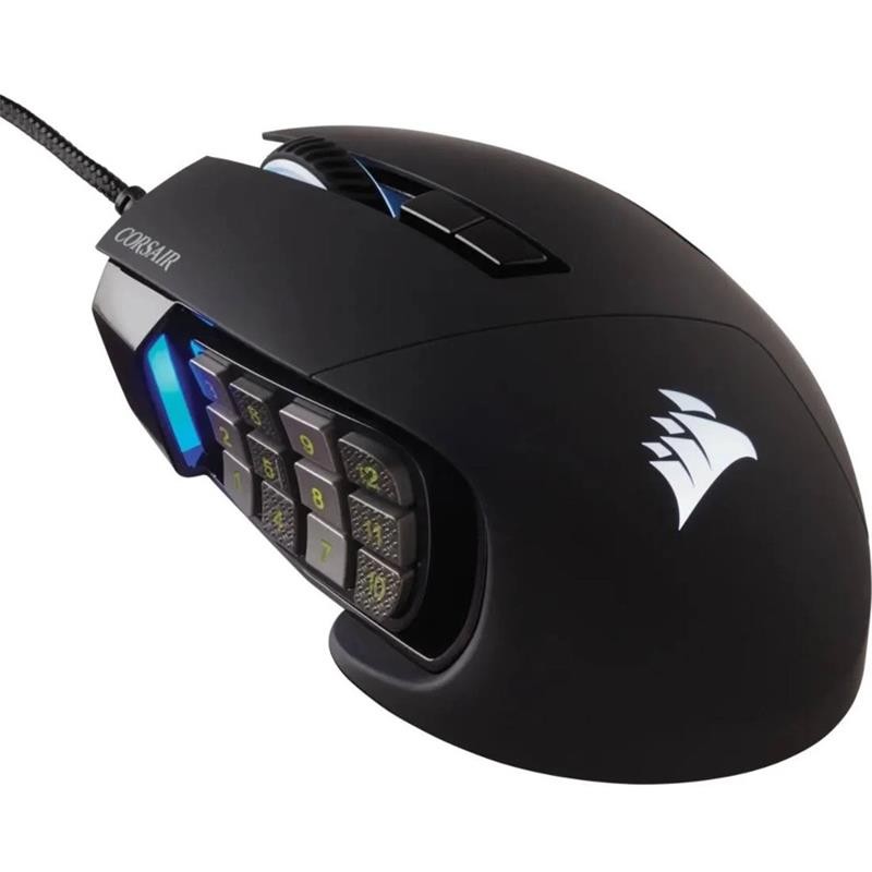 Ratón Gaming Corsair Scimitar Elite RGB USB 16K DPI Black