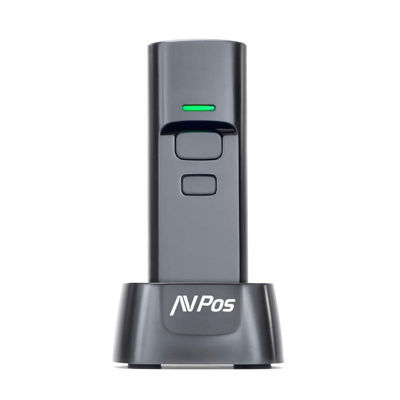 Lector AVPOS Codigos Portátil 2D + QR BT03 Wireless 2.4 + Bluetooth + Base Lector AVPOS Codigos Portátil 2D + QR BT03 Wireless 2.4 + Bluetooth + Base