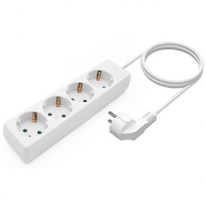 Regleta Aisens 4 Schukos Proteccion 1