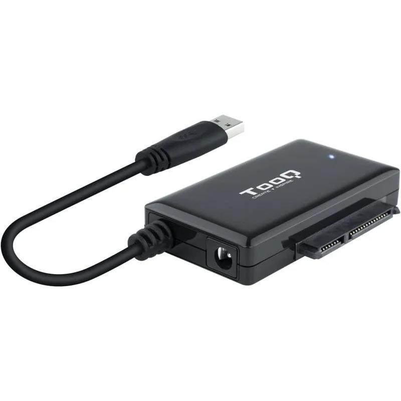 Adaptador USB 3.0 Usb-a TooQ Disco Duro SATA 2.5/3.5 Alimentador Black Adaptador USB 3.0 Usb-a TooQ Disco Duro SATA 2.5/3.5 Alimentador Black