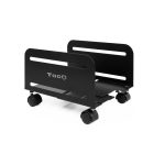 Soporte Suelo con Ruedas para CPU TooQ Black