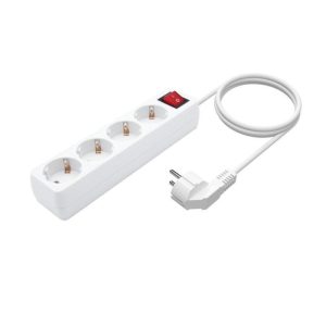 Regleta Aisens 4 Schukos Proteccion Interruptor 1