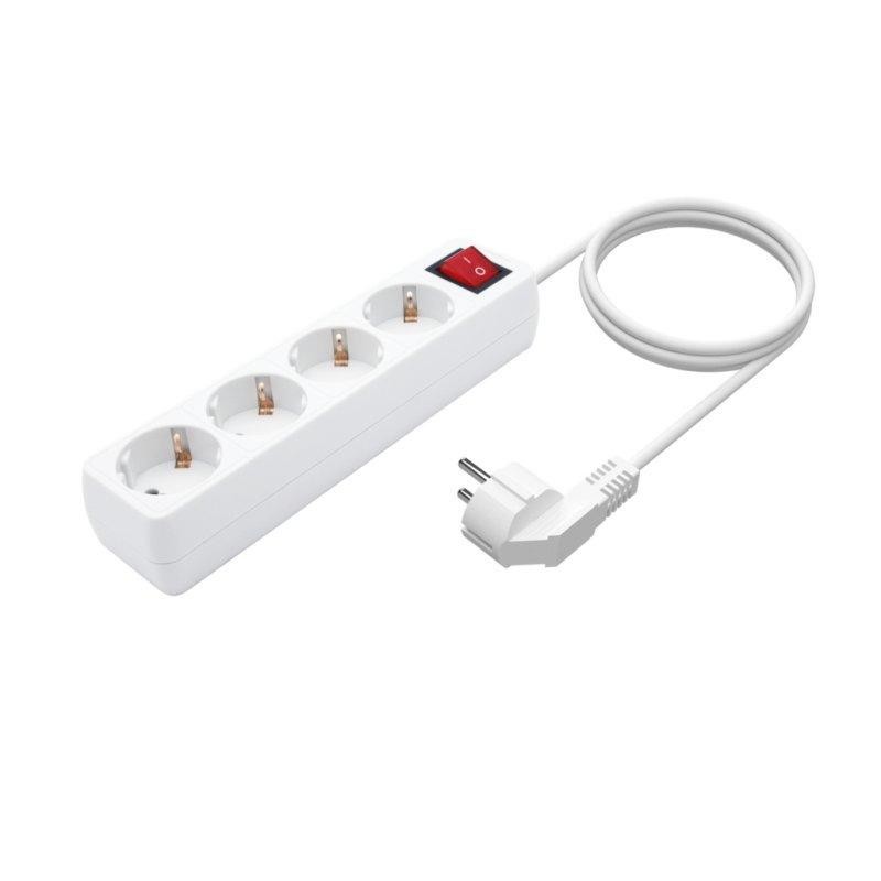 Regleta Aisens 4 Schukos Proteccion Interruptor 1 Regleta Aisens 4 Schukos Proteccion Interruptor 1