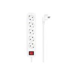 Regleta Aisens 5 Schukos Proteccion Interruptor 1