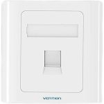 Roseta de Pared Vention RJ45 CAT.6 Utp 1 Toma White