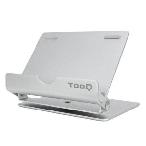 Soporte TooQ Sobremesa para Smartphone/Tablet 10 Inclinable/360º Silver