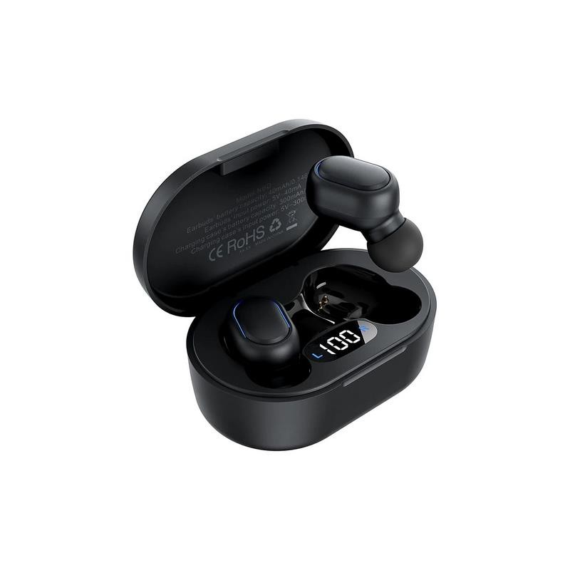 Auriculares Vention Tiny T15 Bluetooth 5.3 Wireless 7 Horas Black Auriculares Vention Tiny T15 Bluetooth 5.3 Wireless 7 Horas Black