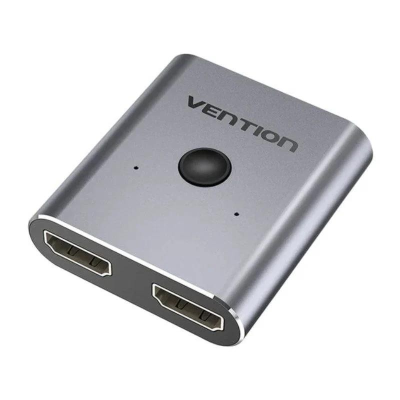 Switch/Splitter Vention HDMI 2.0/H - X2 HDMI/H Bidireccional 4K Silver Switch/Splitter Vention HDMI 2.0/H - X2 HDMI/H Bidireccional 4K Silver