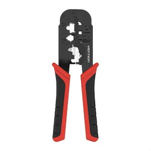Crimpadora Vention Metalica RJ45 Red/Black