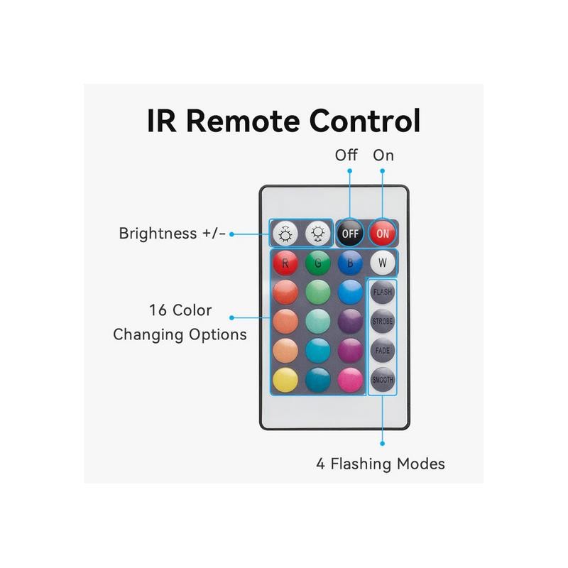 Tira LED Vention RGB Control Remoto 5V 2M White Tira LED Vention RGB Control Remoto 5V 2M White