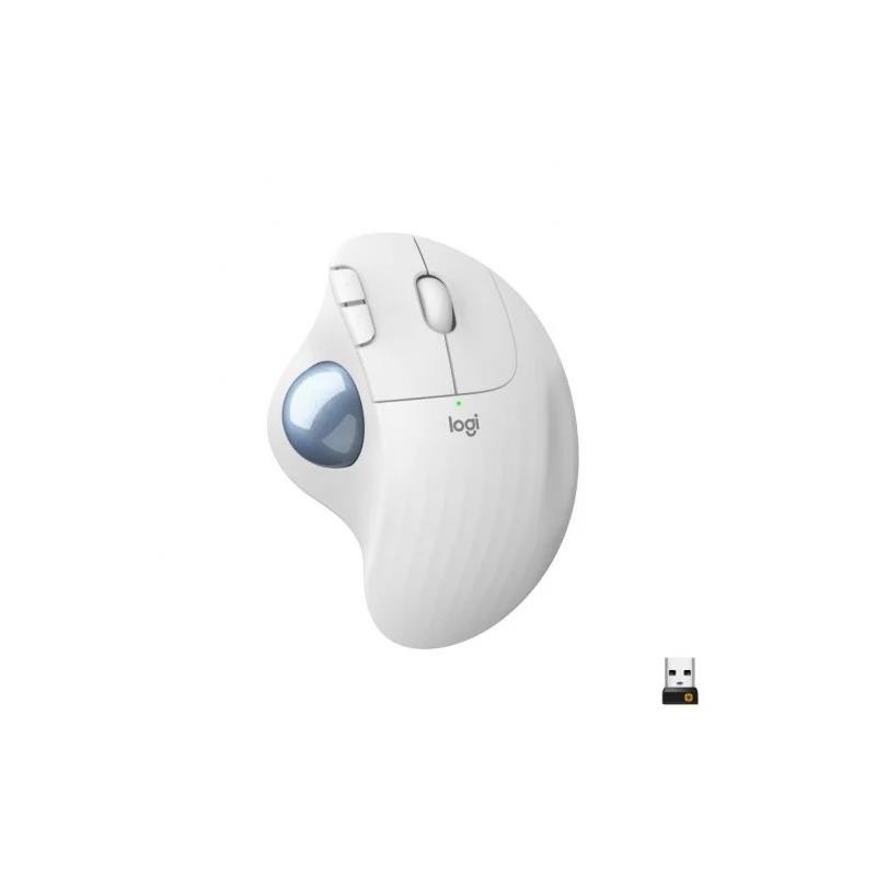 Ratón Logitech Ergo M575 Bluetooth & Wireless White Ratón Logitech Ergo M575 Bluetooth & Wireless White